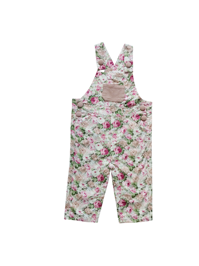 Love Henry Baby Girls Layla Dungaree - Floral
