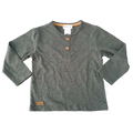 Love Henry Boys Basic Henley Tee - Charcoal