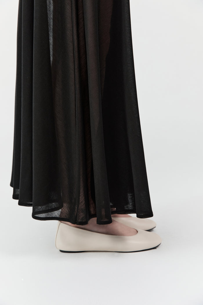 Low Scoop Ballet Flat - Ecru