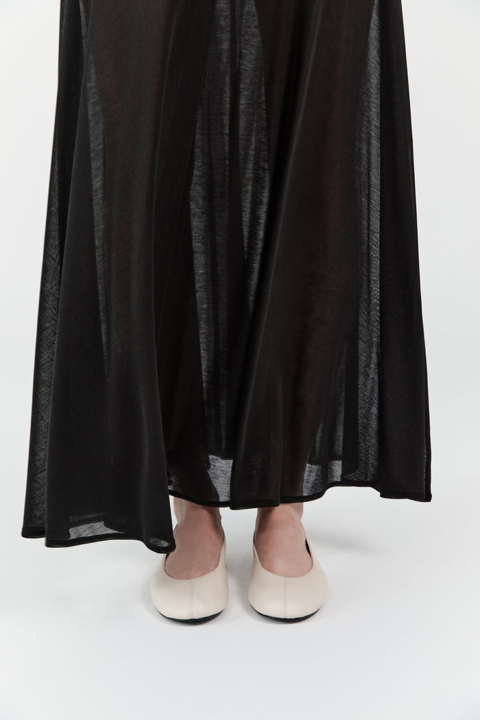Low Scoop Ballet Flat - Ecru