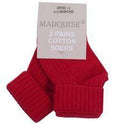 Marquise 2 Pack Red Knitted Socks - Sweet Thing Baby & Childrens Wear