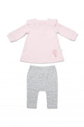 Marquise Girls Dress & Leggings-Pink & Floral