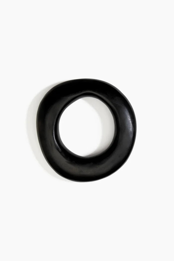 Medium Drift Bangle by Dinosaur Designs - Black
