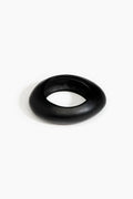 Medium Rock Bangle by Dinosaur Designs - Black