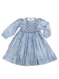 Meleze Hand Smocked Dress Candy - Blue Floral