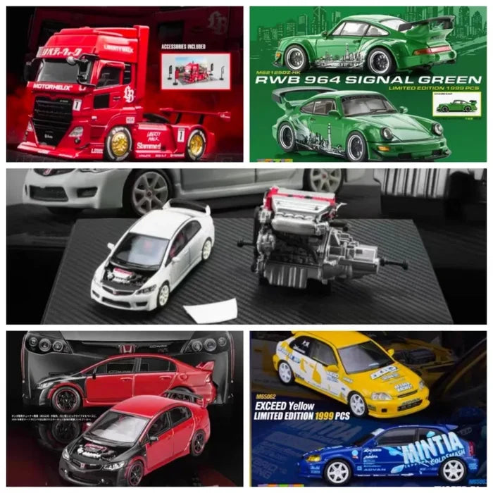 MH 1:64 Hong Kong Chezai exhibition limited edition die-casting alloy car model collection souvenir.