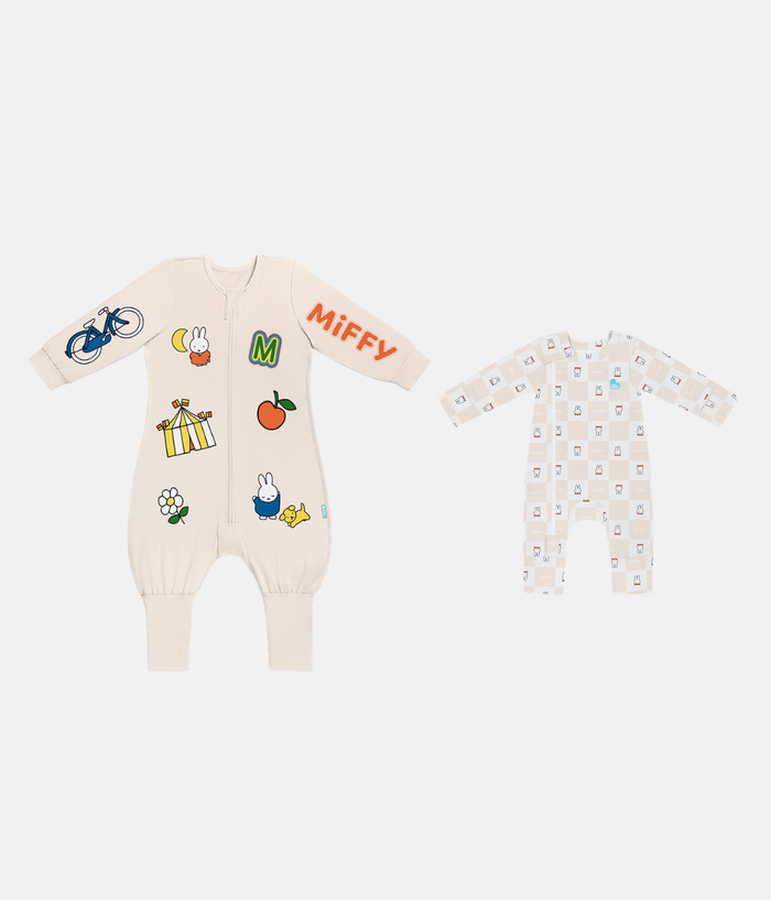 Miffy Footed Sleep Bag & Babygrow Bundle | 1.0 TOG | Birch