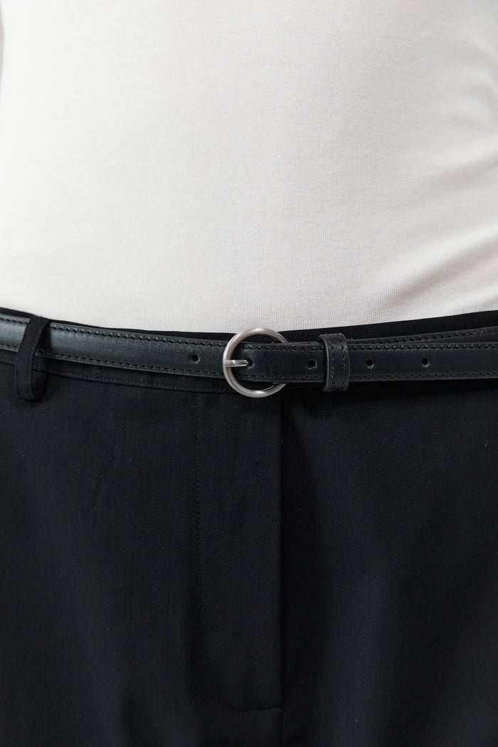 Minimal Slim Belt - Black
