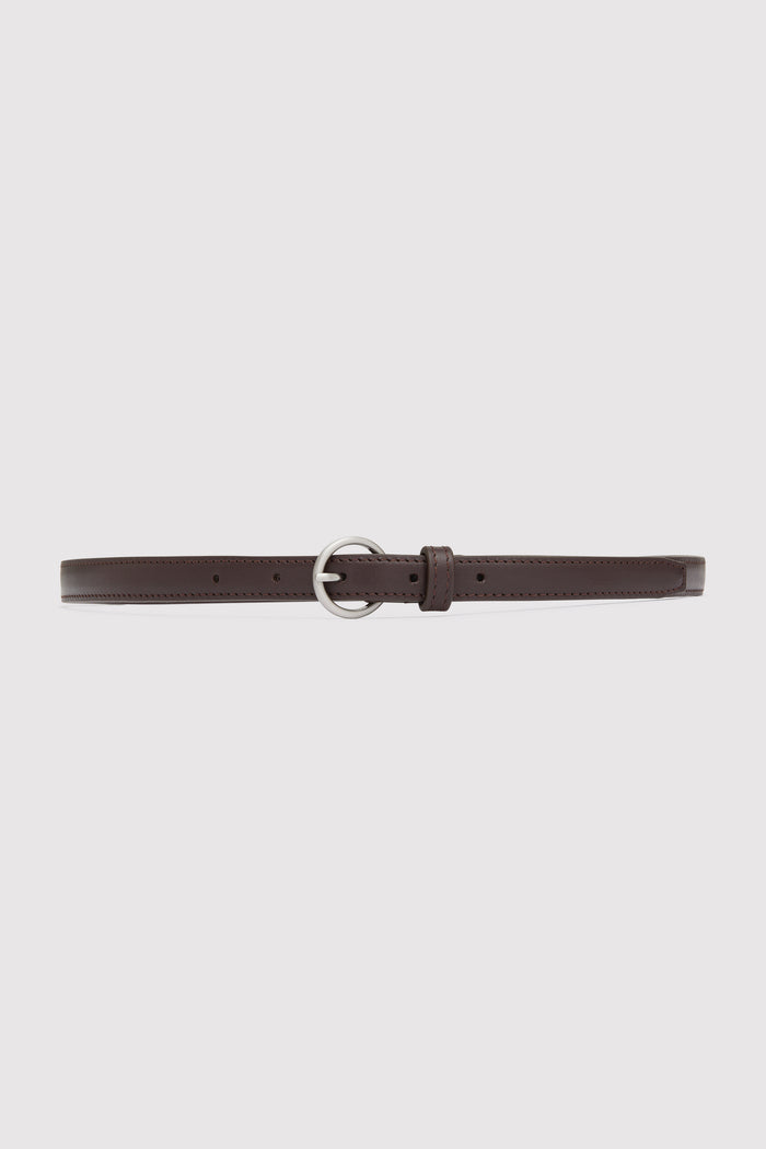 Minimal Slim Belt - Coffee