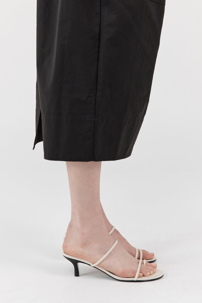 Minimal Strap Heel - Ecru