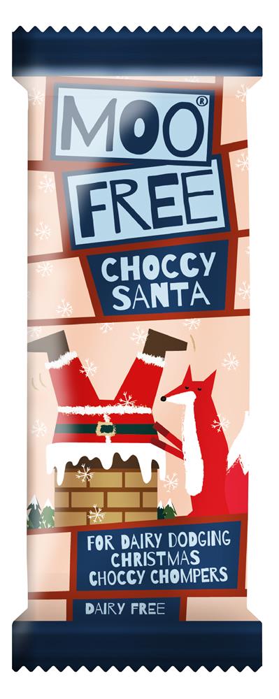 Moo Free Santa Bar with Cereal Balls 30g