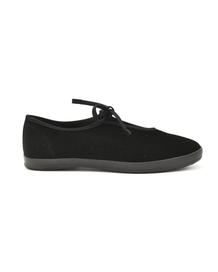 Moonstar Lite Prim Black Velvet Flat
