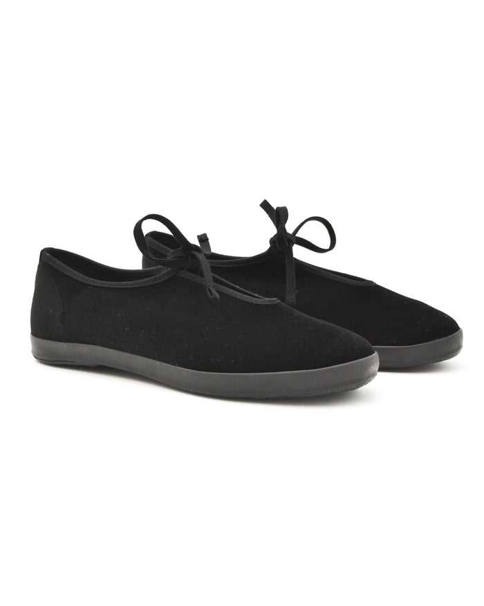 Moonstar Lite Prim Black Velvet Flat