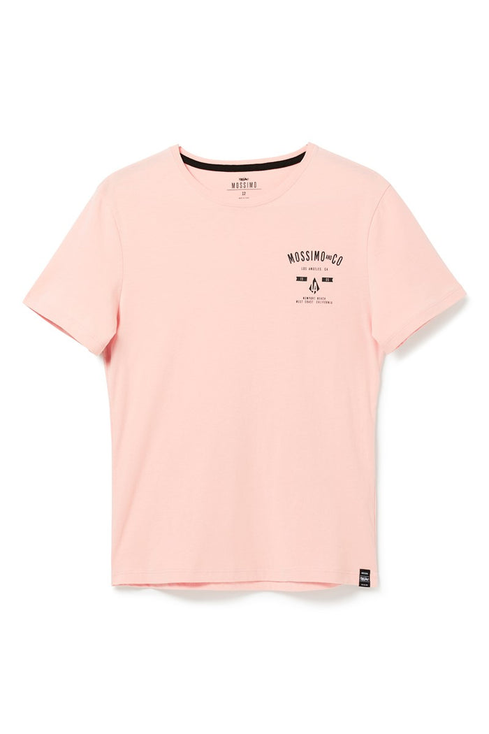 Mossimo Boys Queenscliff Crew Tee - Peach