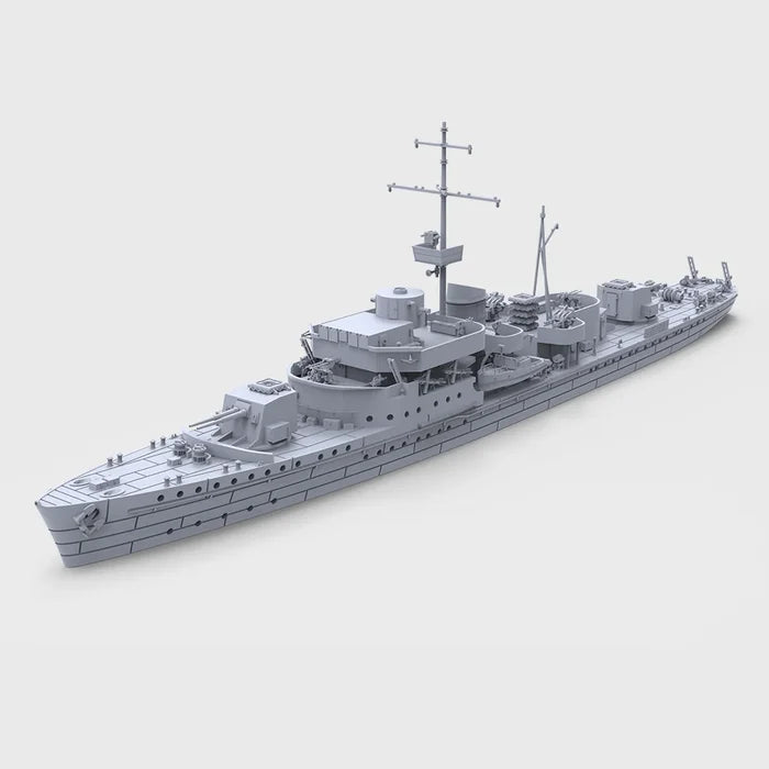 MRY-SFW SSC619 1/700 1/350 Military Model Kit German K2 Gunboat Full Hull Miniature Static Model