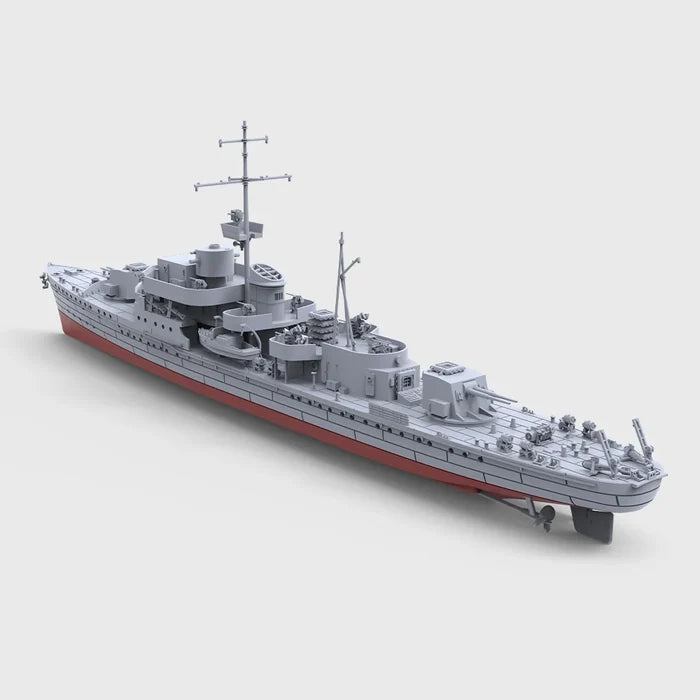 MRY-SFW SSC619 1/700 1/350 Military Model Kit German K2 Gunboat Full Hull Miniature Static Model