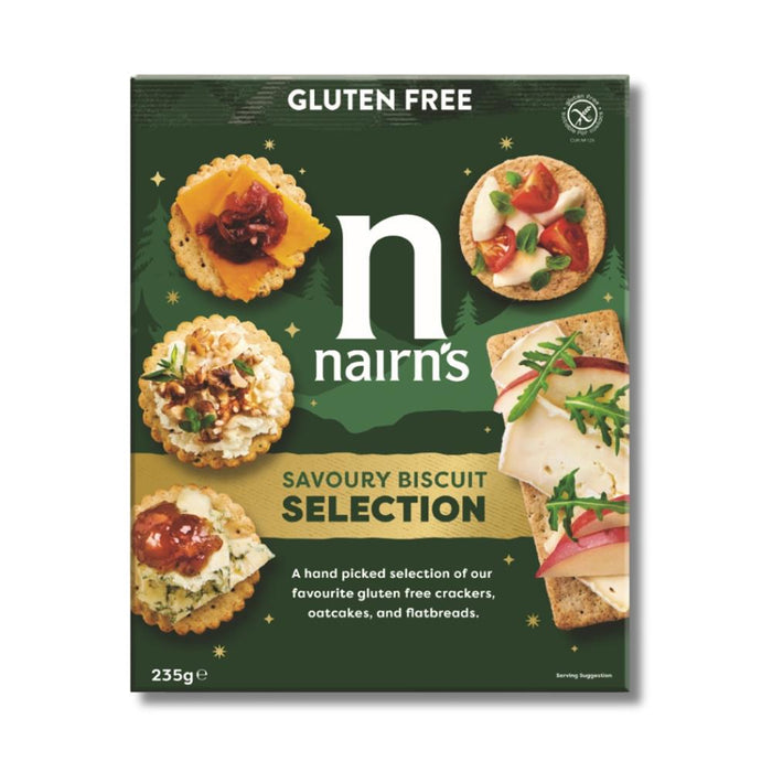 Nairn's Gluten Free Savoury Biscuit Selection Box 235g
