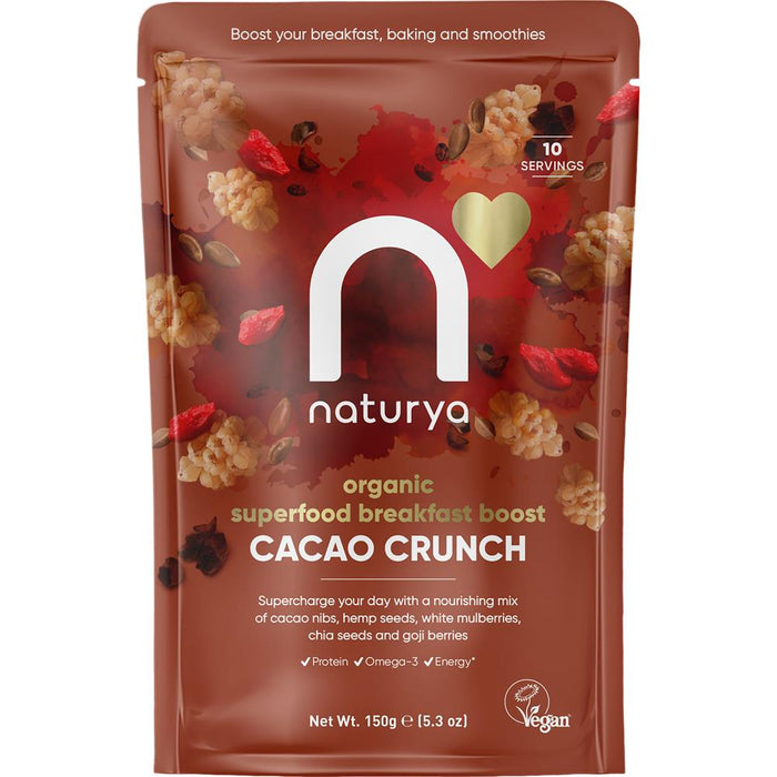 Naturya Organic Breakfast Boost Cacao Crunch 150g