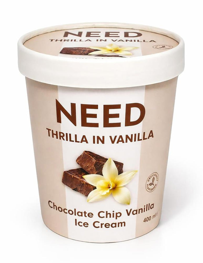 Smooth Chocolate Chip Vanilla Ice Cream 400ml