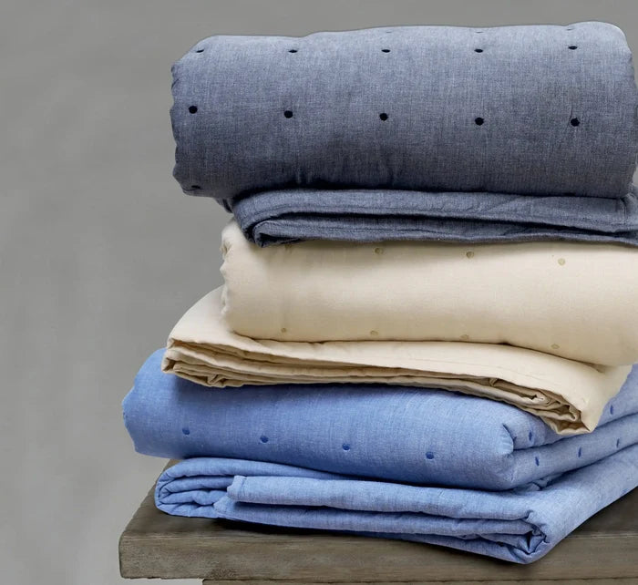 New York Quilt - Denim
