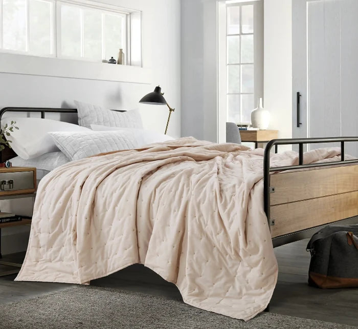 New York Quilt - Peach