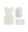 Newborn Gift Bundle 1.0 TOG | Swaddle Up, Towel, Wash Cloth | Houndstooth