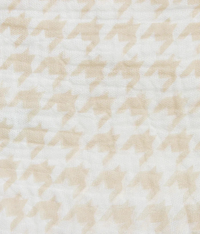 Newborn Starter Gift Bundle 1.0 TOG | Swaddle Up, Towel, Wash Cloth, Burp Cloths, Bibs | Houndstooth