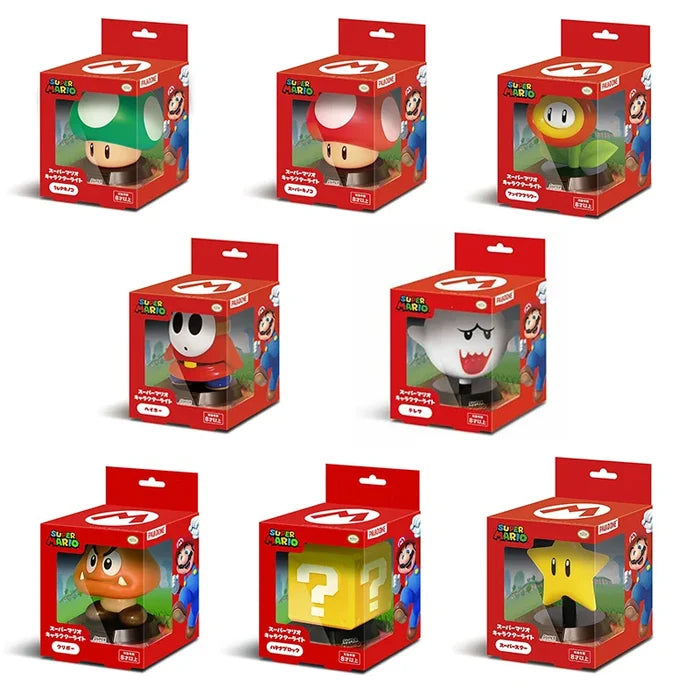Nintendo Super Mario Character Light Goomba 1UP Mushroom FireFlower Shy Guy Mushroom For Kids Wholesale