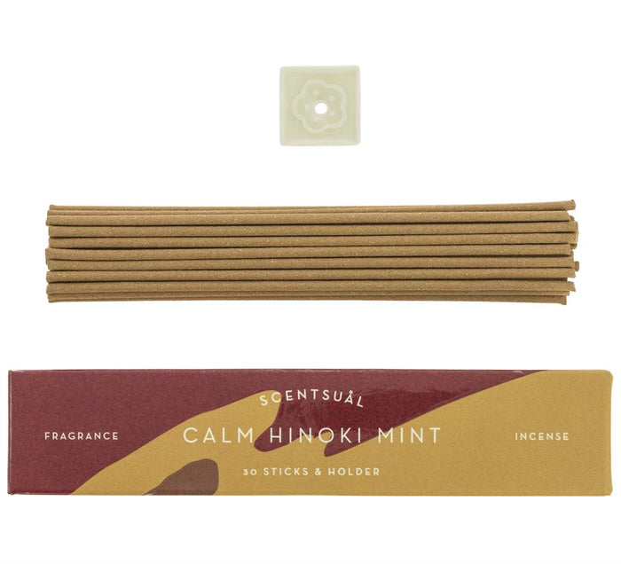 Scentsual Incense - Calm Hinoki Mint 30 Sticks