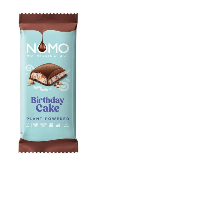 NOMO Chocolate Birthday Cake Bar 127g