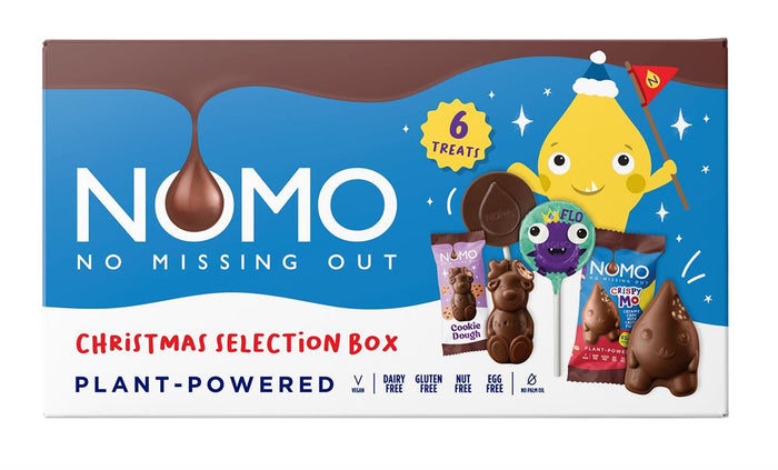 NOMO Free From Chocolate Kids Christmas Selection Box 76g