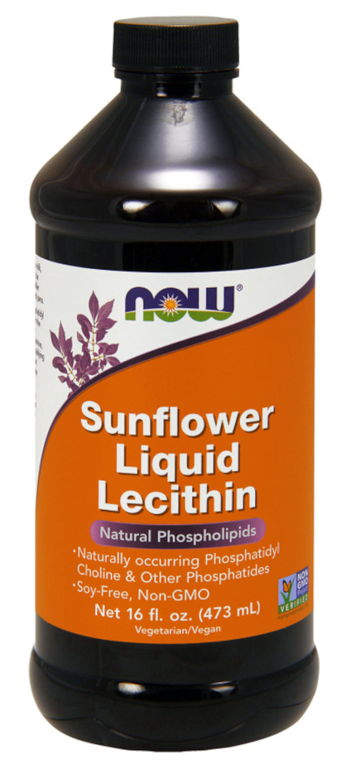 Now Foods Sunflower Lecithin Liquid - 473 ml