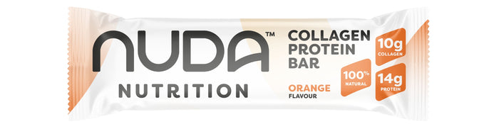 Nuda Nutrition Orange Collagen Protein Bar 45g