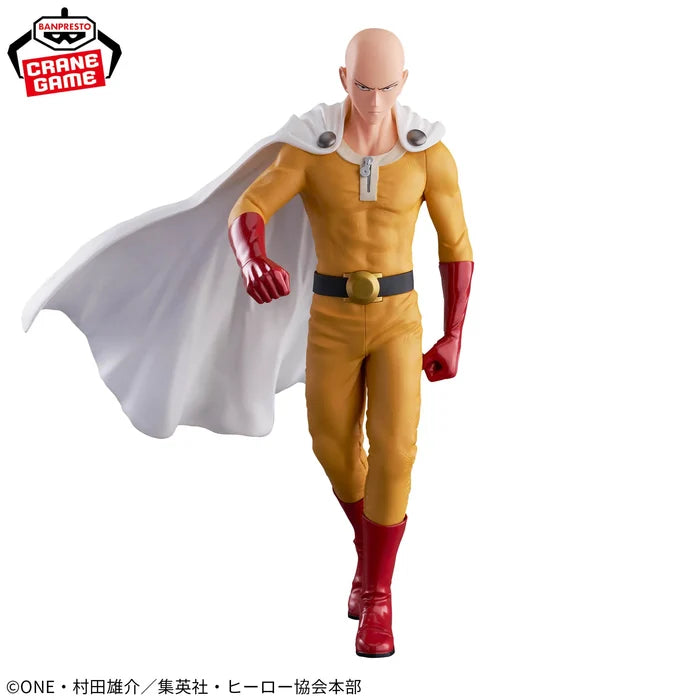 Officially Licensed BANPRESTO Grandista Saitama Figure Anime Model One Punch Man Figure Toy