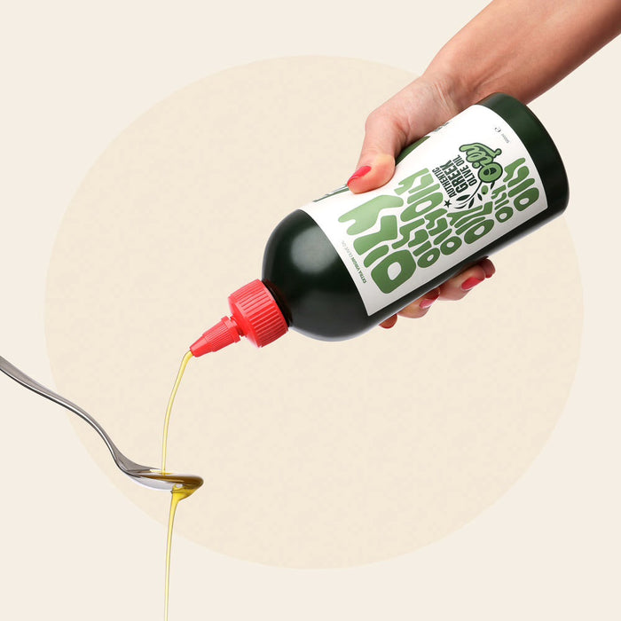 Oily Greek Extra Virgin Olive Oil Squeeze Bottle 500ml
