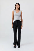 Organic Cotton 90s Top - Grey Marle