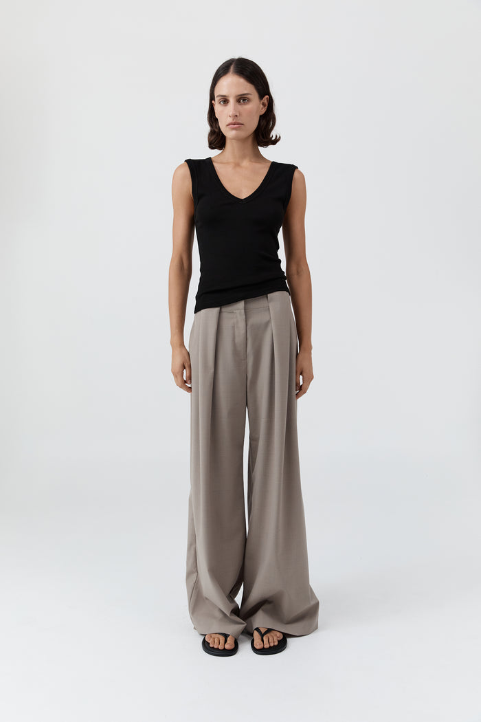 Organic Cotton 90s Top - Jet Black