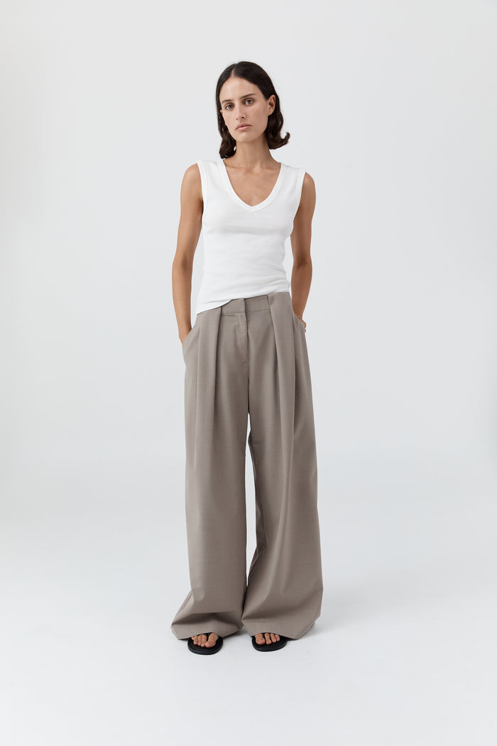Organic Cotton 90s Top - White