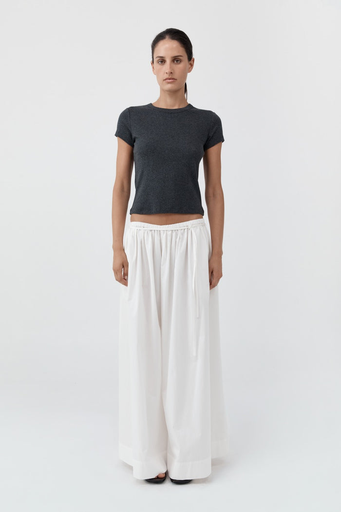 Organic Cotton Baby Tee - Charcoal Melange