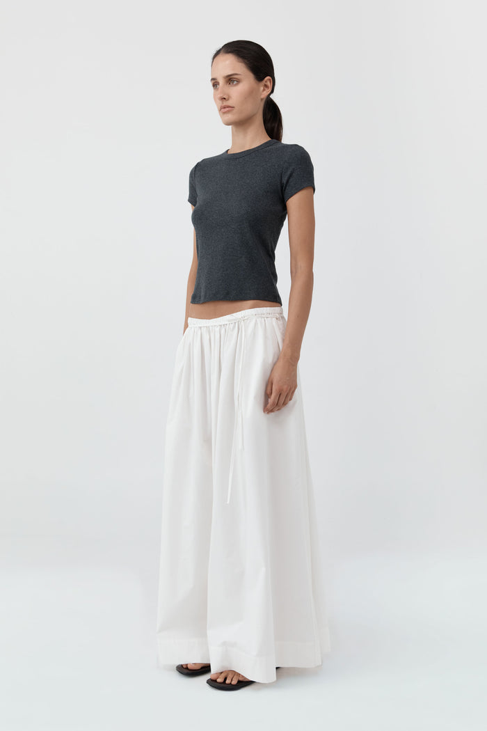 Organic Cotton Baby Tee - Charcoal Melange