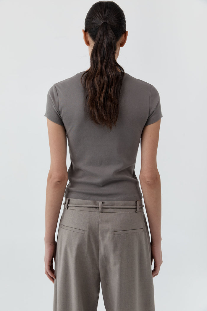 Organic Cotton Baby Tee - Clay