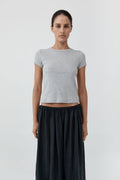 Organic Cotton Baby Tee - Grey Marle