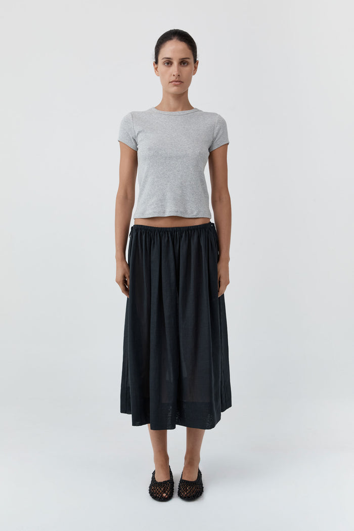 Organic Cotton Baby Tee - Grey Marle