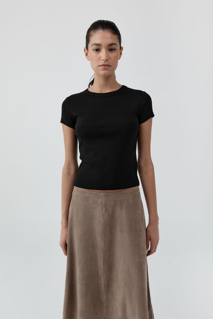 Organic Cotton Baby Tee - Jet Black