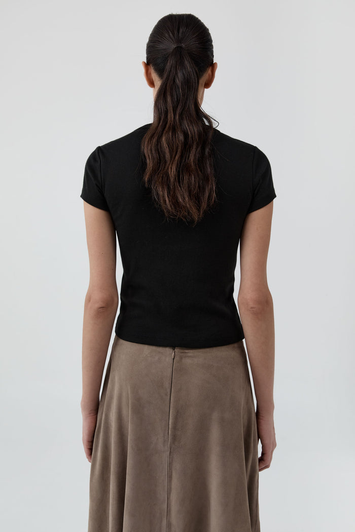 Organic Cotton Baby Tee - Jet Black