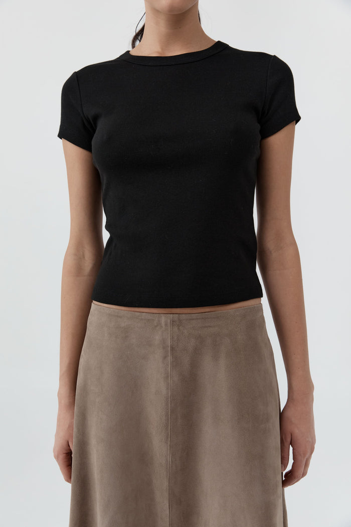 Organic Cotton Baby Tee - Jet Black