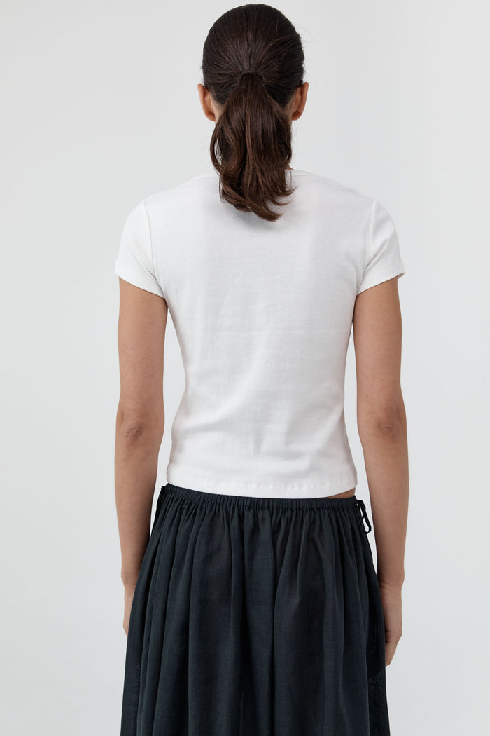 Organic Cotton Baby Tee - White