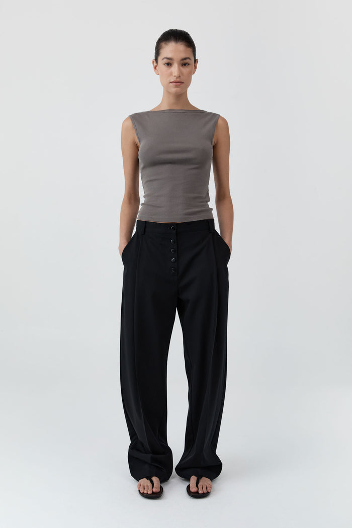 Organic Cotton Ballerina Top - Clay