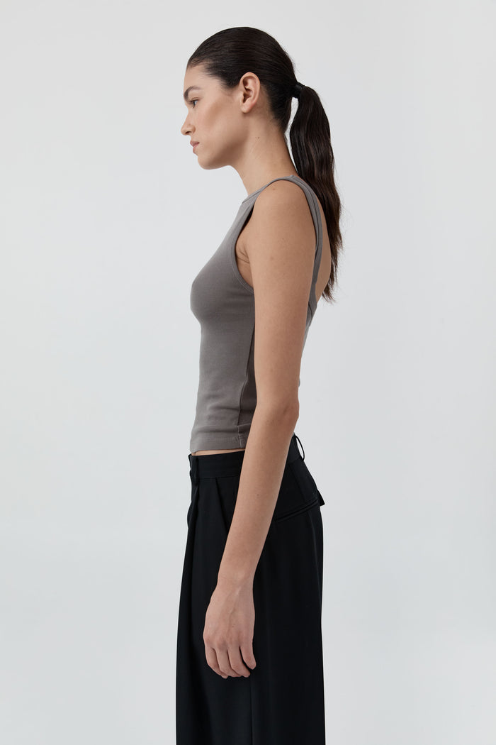 Organic Cotton Ballerina Top - Clay