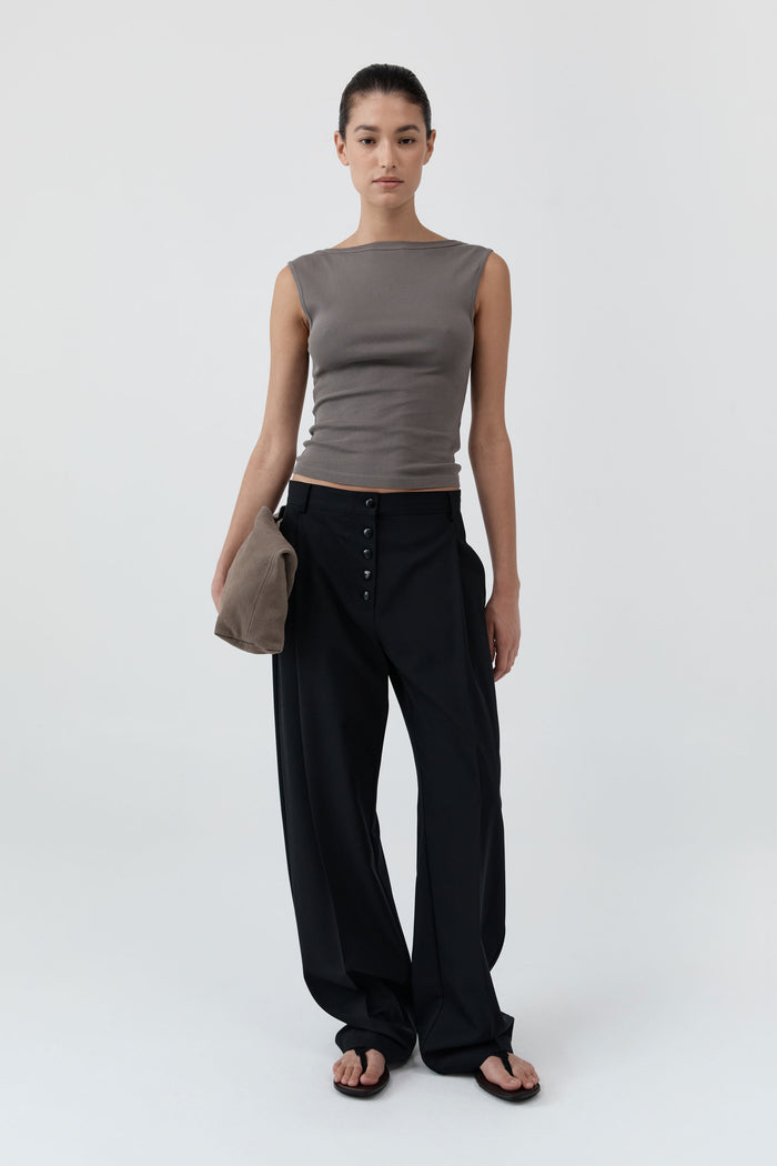 Organic Cotton Ballerina Top - Clay